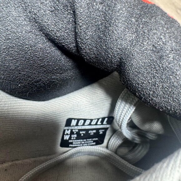 NOBULL Gray Canvas Trainer Athletic Shoes Women's Size 8.5 - Picture 5 of 7